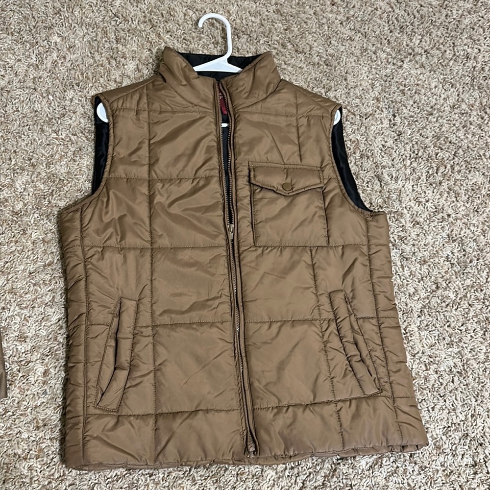 | Arizona Jean Company Arizona Tan Puffer Vest | Color: Tan